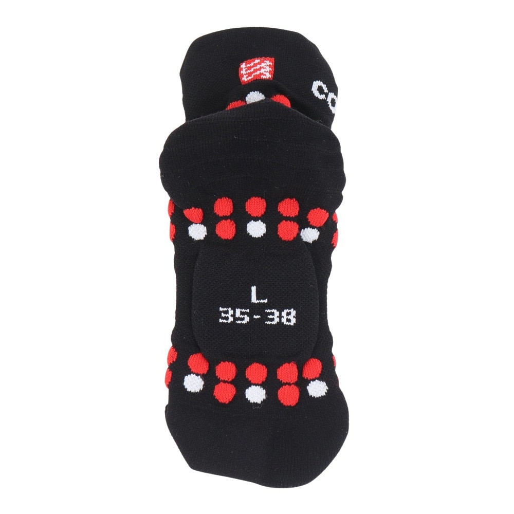 コンプレスポーツ（COMPRESSPORT）（メンズ、レディース、キッズ）プロレーシングソックス V4.0 ランロー XU00047B-BLRE