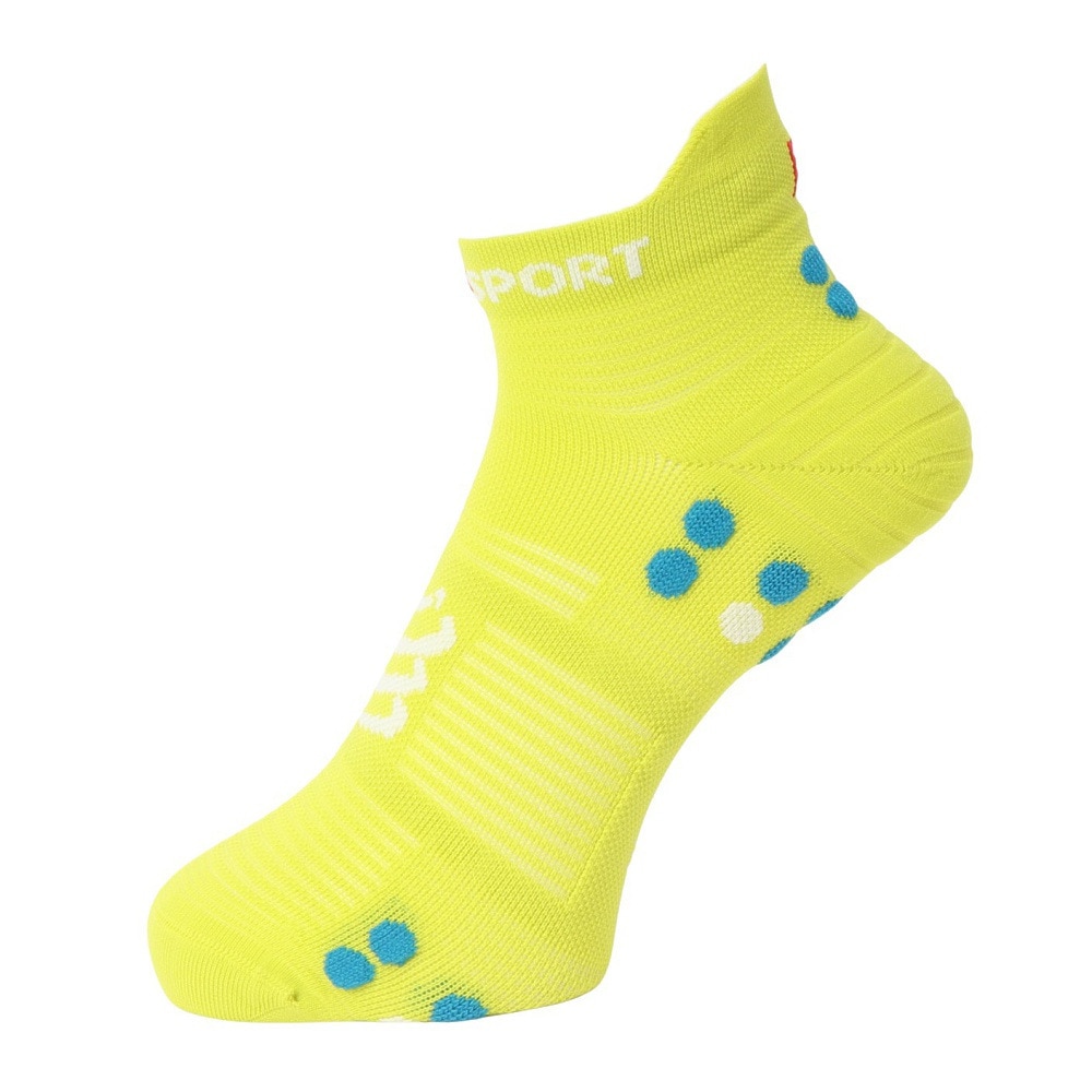 コンプレスポーツ（COMPRESSPORT）（メンズ）プロレーシングソックス v4 ランロー XU00047B-PRBL