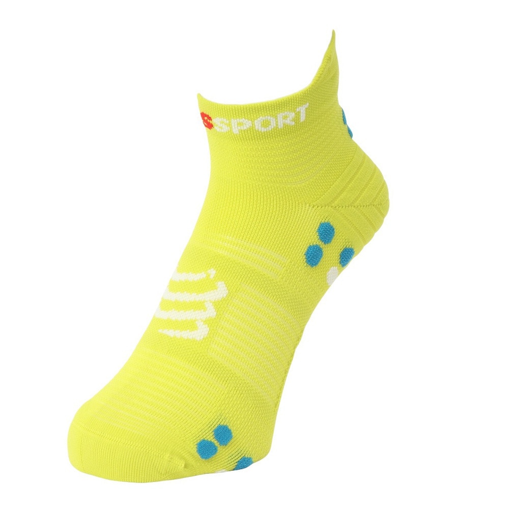 コンプレスポーツ（COMPRESSPORT）（メンズ）プロレーシングソックス v4 ランロー XU00047B-PRBL