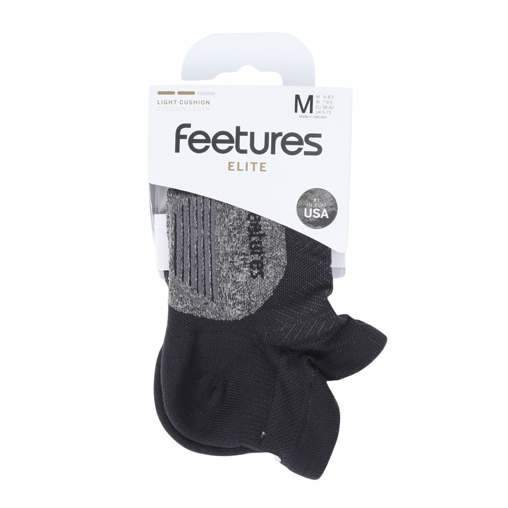 フィーチャーズ（Feetures）（メンズ、レディース）ソックス ELITE LIGHT クッション NO SHOW TAB 4400030138241