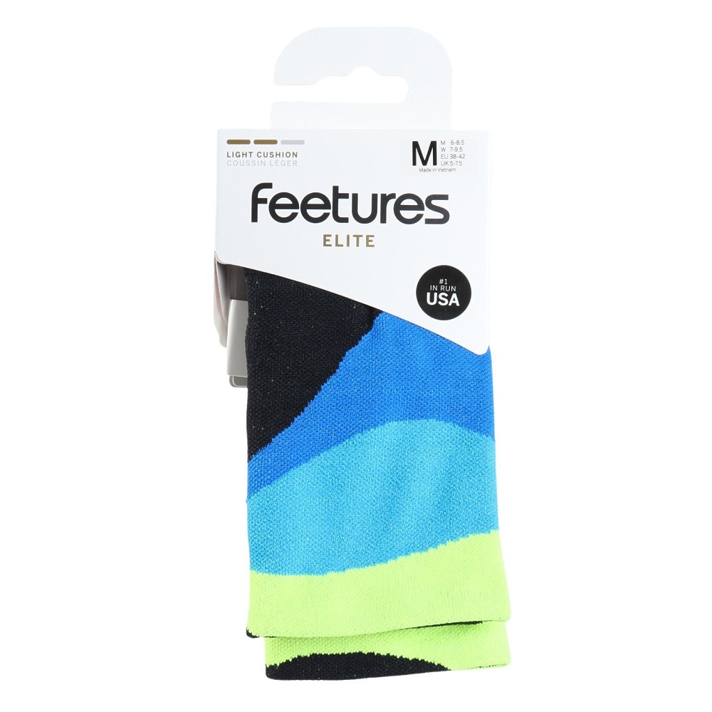 フィーチャーズ（Feetures）（メンズ、レディース）Elite Light Cushion Mini Crew ソックス 4400040130241