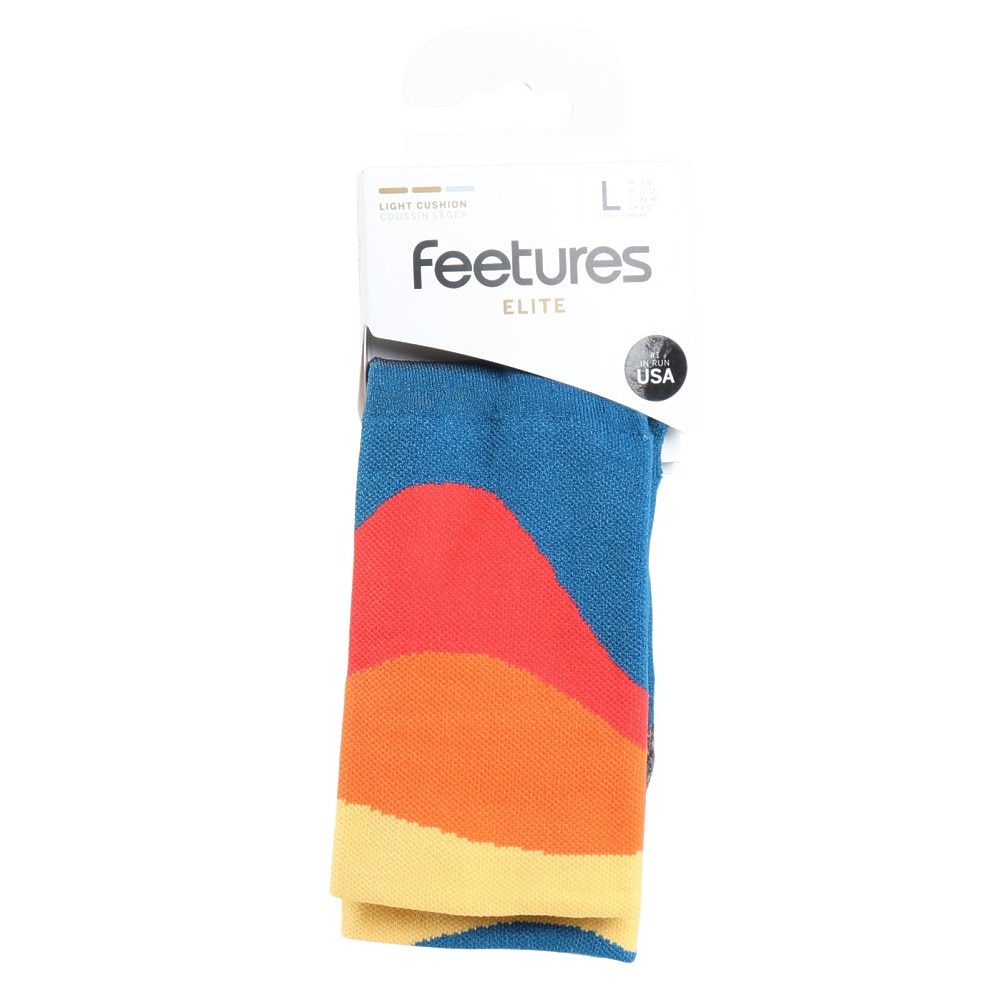 フィーチャーズ（Feetures）（メンズ、レディース）Elite Light Cushion Mini Crew ソックス 4400040131241