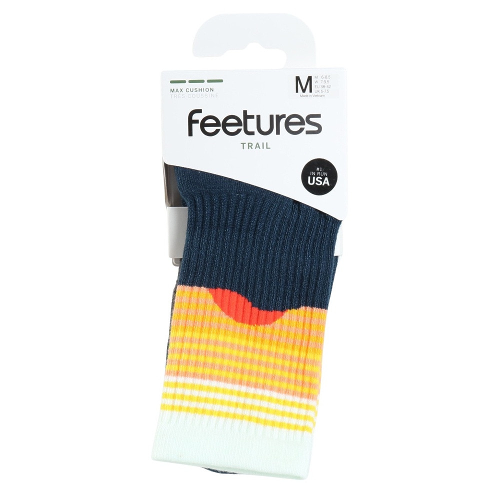 フィーチャーズ（Feetures）（メンズ）TRAIL MAX CUSHION MINI CREW ソックス 4400120150242