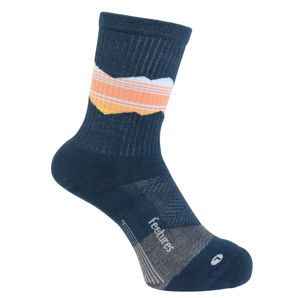 フィーチャーズ（Feetures）（メンズ）TRAIL MAX CUSHION MINI CREW ソックス 4400120152242