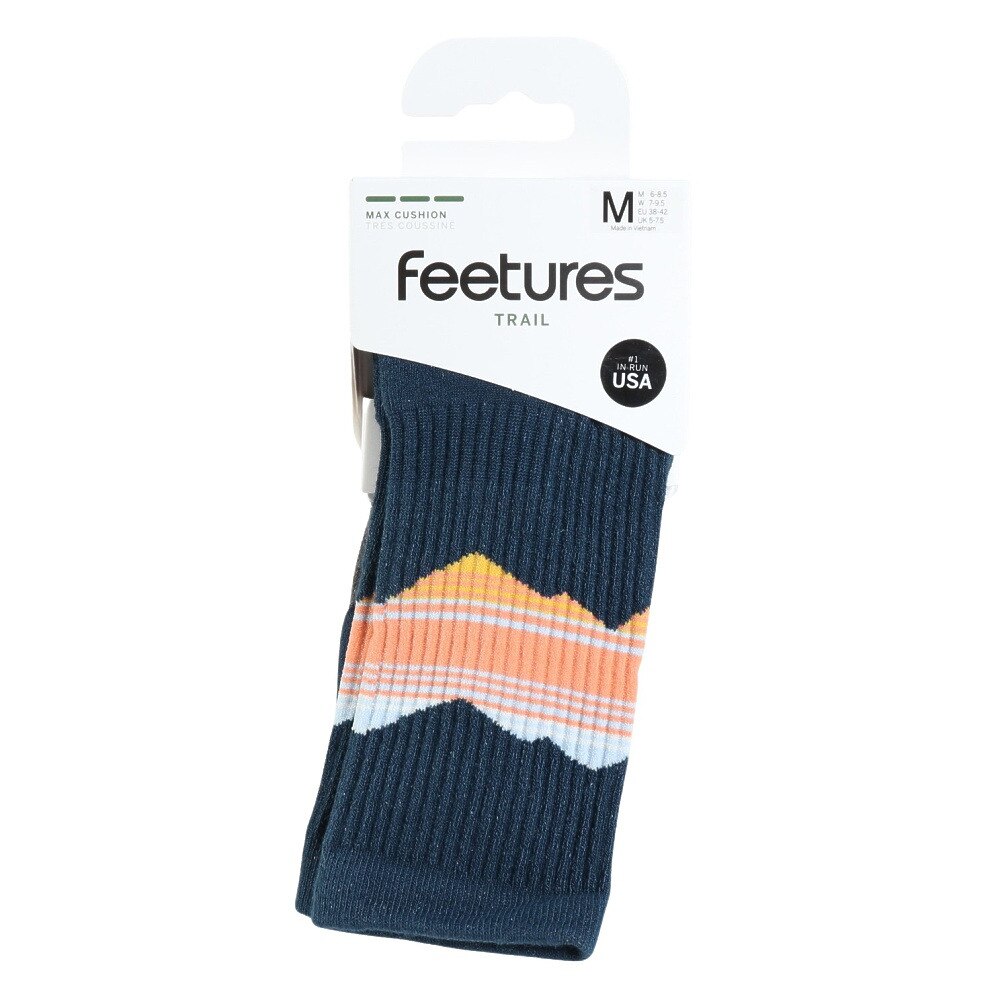 フィーチャーズ（Feetures）（メンズ）TRAIL MAX CUSHION MINI CREW ソックス 4400120152242