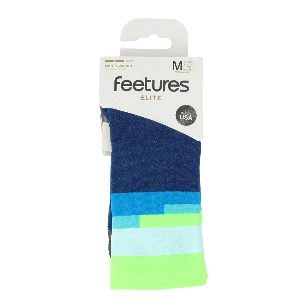フィーチャーズ（Feetures）（メンズ、レディース）ソックス ELITE LIGHT クッション ミニ クルー 4400040162251