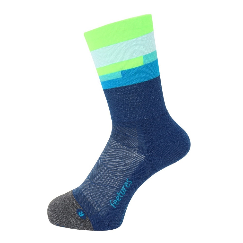 フィーチャーズ（Feetures）（メンズ、レディース）ソックス ELITE LIGHT クッション ミニ クルー 4400040162251
