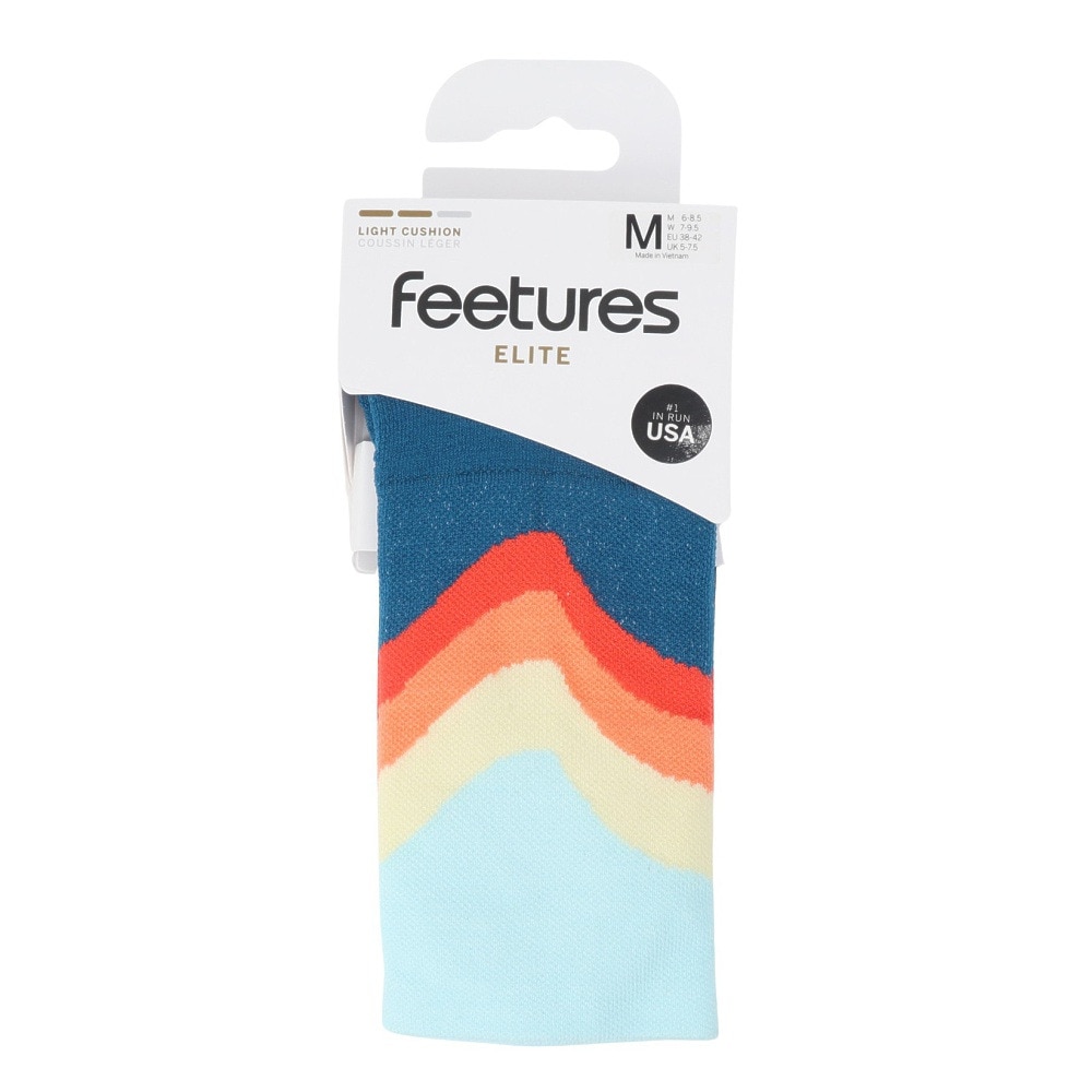 フィーチャーズ（Feetures）（メンズ、レディース）ソックス ELITE LIGHT クッション ミニ クルー 4400040163251