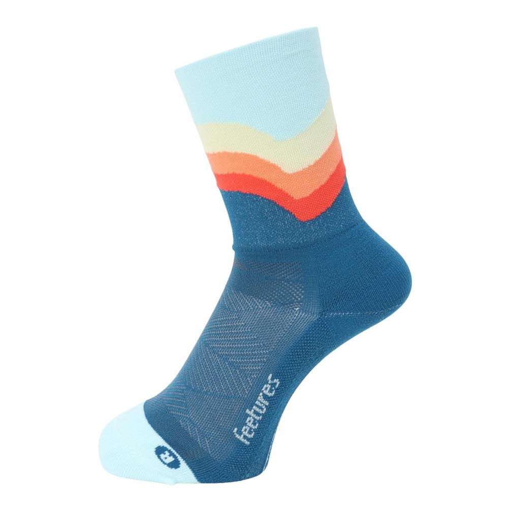 フィーチャーズ（Feetures）（メンズ、レディース）ソックス ELITE LIGHT クッション ミニ クルー 4400040163251