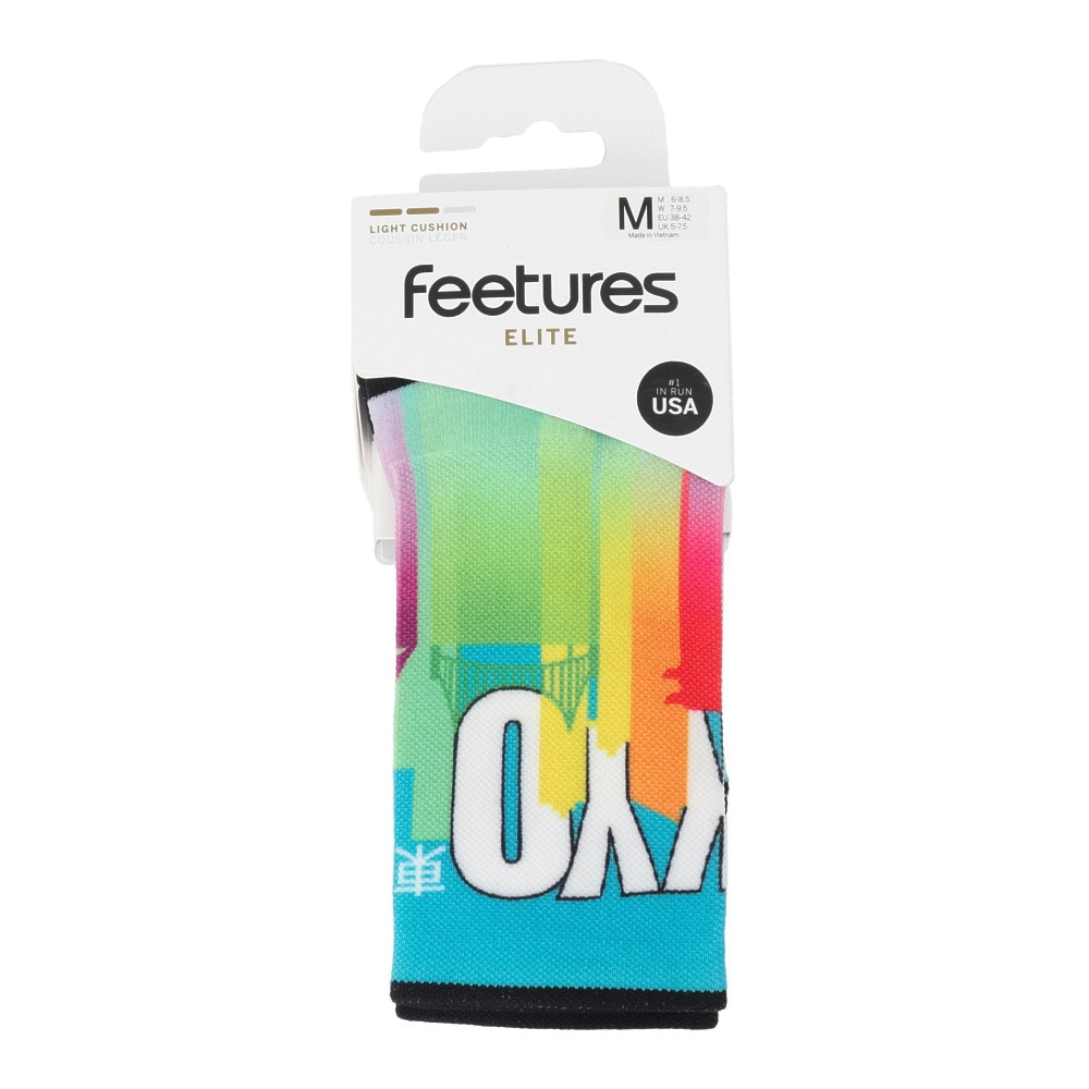 フィーチャーズ（Feetures）（メンズ、レディース）ソックス ELITE LIGHT クッション ミニ クルー 4400040176251