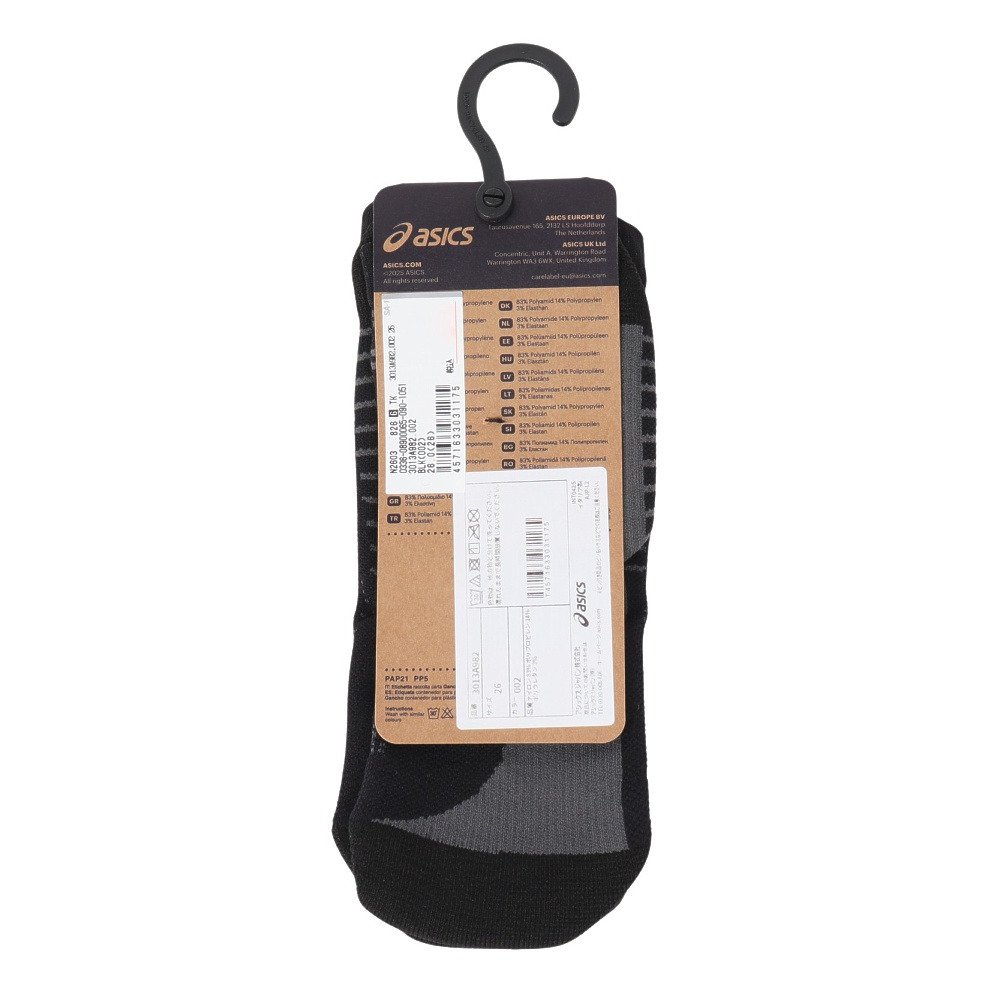 アシックス（ASICS）（メンズ、レディース）ランニングクッションソックスアンクル 3013A982.002