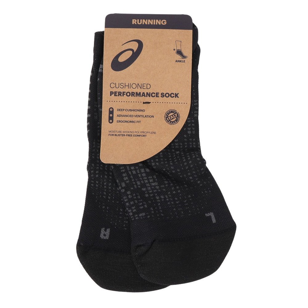 アシックス（ASICS）（メンズ、レディース）ランニングクッションソックスアンクル 3013A982.002