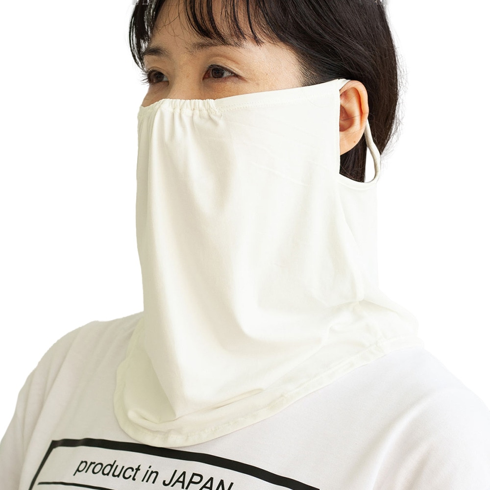 リュウナ（Ryuna）（メンズ、レディース）氷爽 フェイスマスク CL02-SS WHT 涼感 熱中症対策