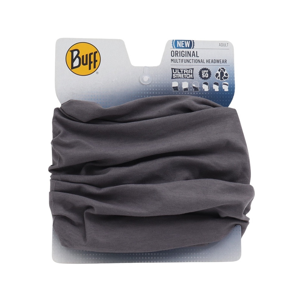 バフ（BUFF）（メンズ、レディース）ネックウォーマー フェイスマスク ヘアバンド UVカット 多機能 ORIGINAL SLDCASTLEROCK GREY 334343
