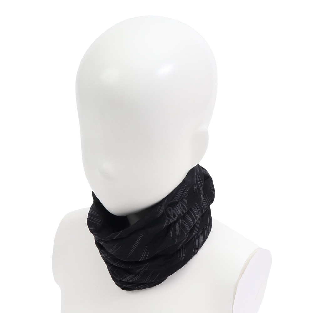 バフ（BUFF）（メンズ、レディース）ネックウォーマー フェイスマスク ヘアバンド UVカット 多機能 Reflective R-SOLID BLACK 337351