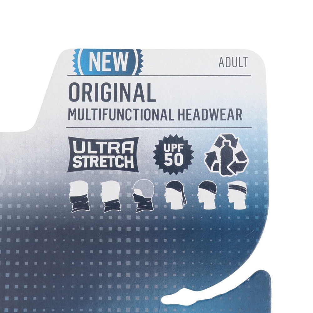 バフ（BUFF）（メンズ、レディース）ネックウォーマー フェイスマスク ヘアバンド UVカット 多機能 ORIGINAL ELEKTRIK BLUE 368362