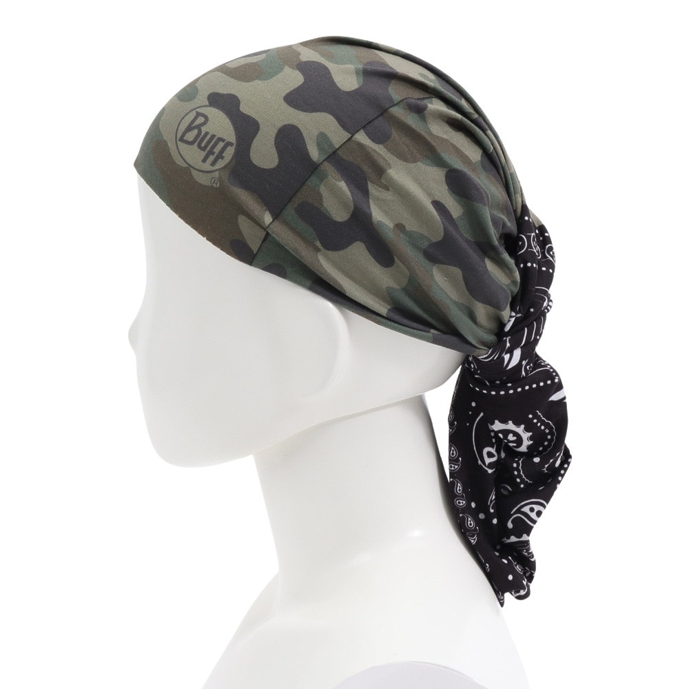 バフ（BUFF）（メンズ、レディース）ネックウォーマー フェイスマスク ヘアバンド UVカット 多機能 ORIGINAL CAMO CASH MULTI 368454