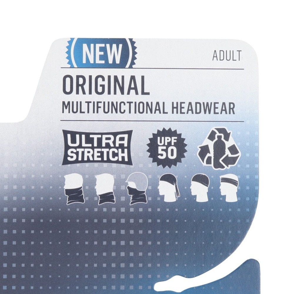 バフ（BUFF）（メンズ、レディース）ネックウォーマー フェイスマスク ヘアバンド UVカット 多機能 ORIGINAL CAMO CASH MULTI 368454
