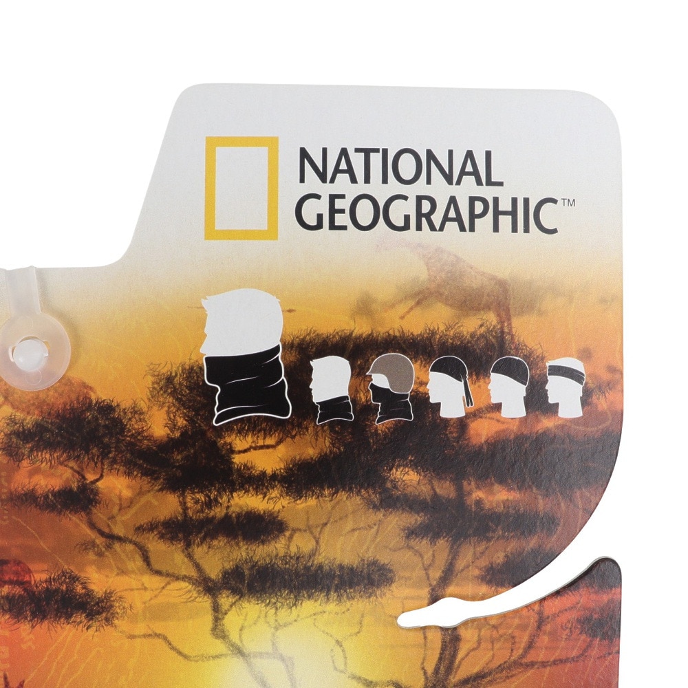 バフ（BUFF）（メンズ、レディース）ネックウォーマー フェイスマスク ヘアバンド UVカット 多機能 NATIONAL GEOGRAPHIC ORIGINAL 372017 EANNIA MULTI