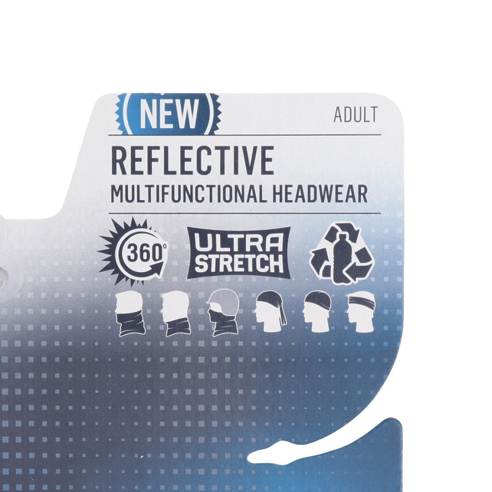 バフ（BUFF）（メンズ、レディース）ネックウォーマー フェイスマスク ヘアバンド UVカット 多機能 Reflective SPEED PINK 404909