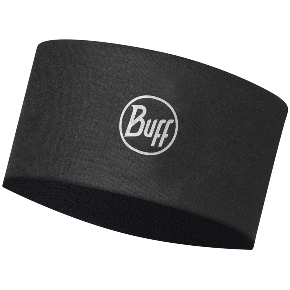 バフ（BUFF）（メンズ、レディース）COOLNETUV W ヘッドバンド 357014 SOLID BLACK