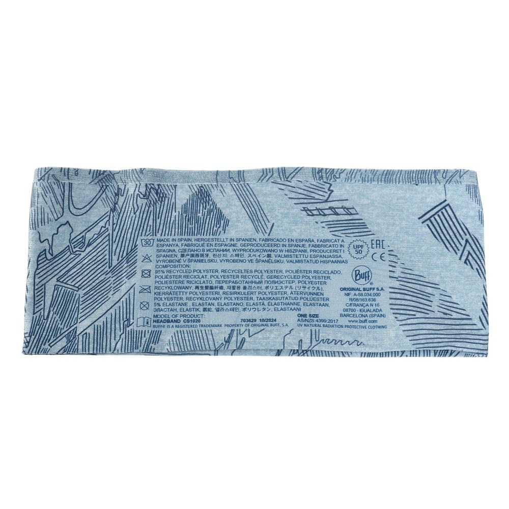 バフ（BUFF）（メンズ、レディース）COOLNETUV W ヘッドバンド 552532 LAVEN MIST