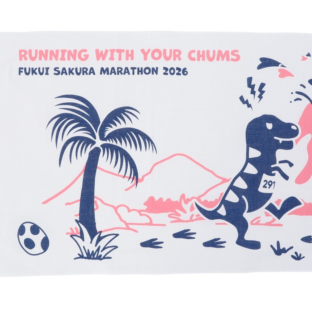 チャムス（CHUMS）（メンズ、レディース、キッズ）ふくい桜マラソン26 手ぬぐい CH09-1376-0000