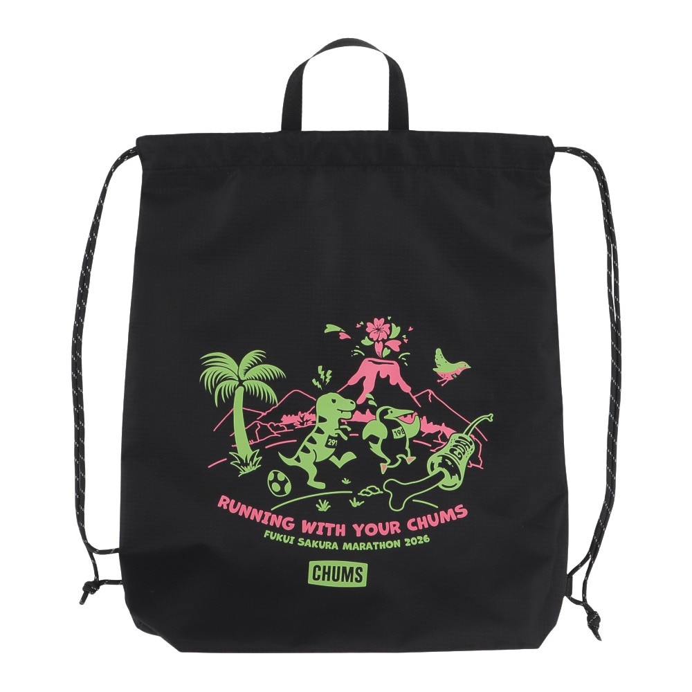 チャムス（CHUMS）（メンズ、レディース）ふくい桜マラソン2026 ナップサック CH60-4124-K001