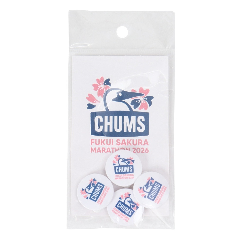 チャムス（CHUMS）（メンズ、レディース、キッズ）ふくい桜マラソン2026 ゼッケン留め CH62-2302-0000