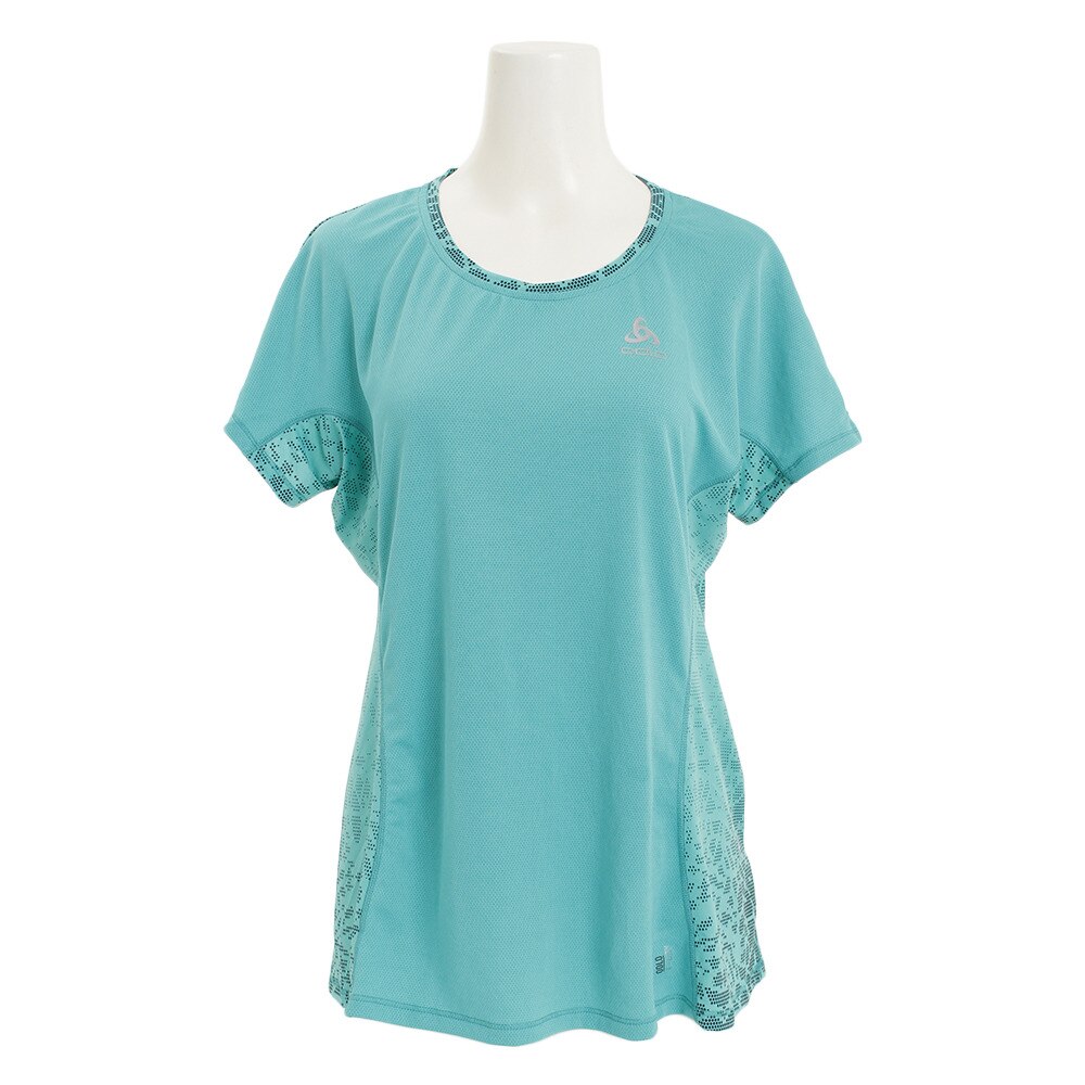  Tシャツ レディース 半袖 クールネック 312321 pool green オンライン価格