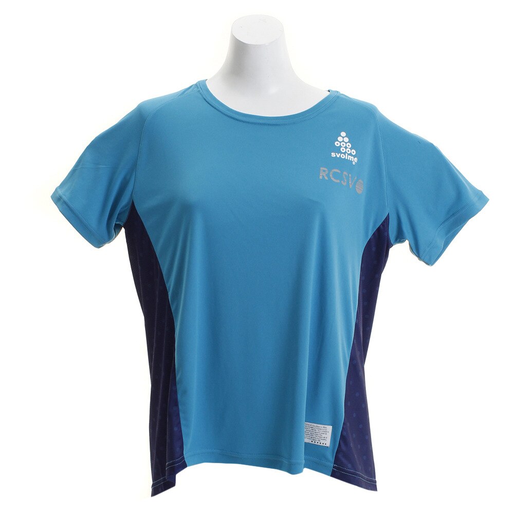 Tシャツ レディース 半袖 ライトドットフレアランシャツG 7191-16900SAX オンライン価格