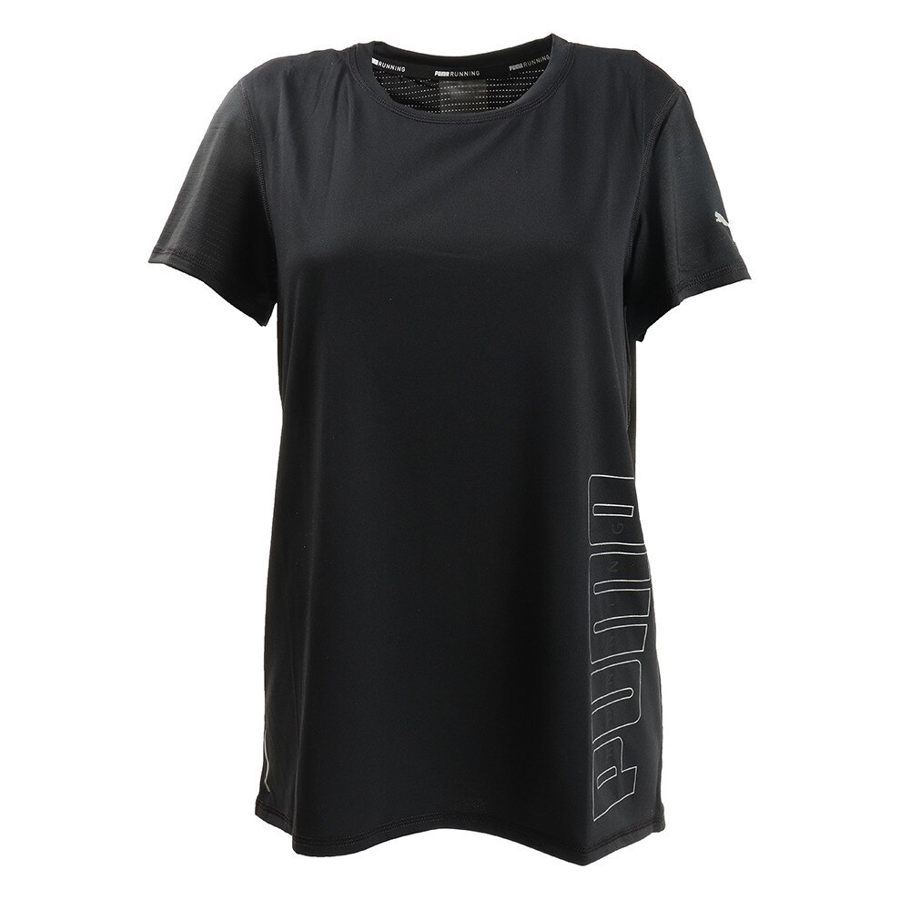 Tシャツ レディース 半袖 LASTLAP ロゴ 519237 01 BLK オンライン価格