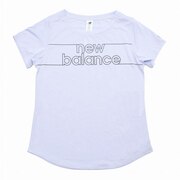 ニューバランス（new balance）（レディース）Tシャツ レディース 半袖 NBRC グラフィックショートスリーブ AWT91137MND オンライン価格