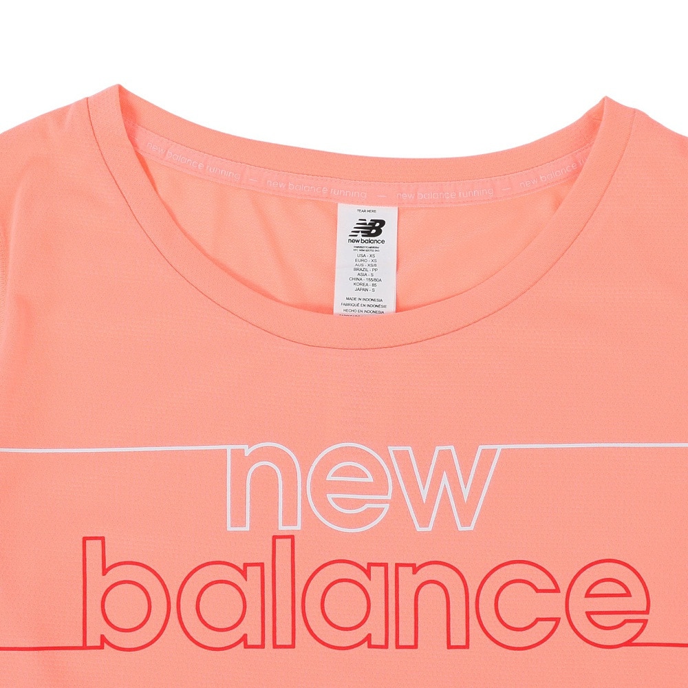 ニューバランス（new balance）（レディース）Tシャツ レディース 半袖 NBRC グラフィックショートスリーブ AWT91137WM オンライン価格
