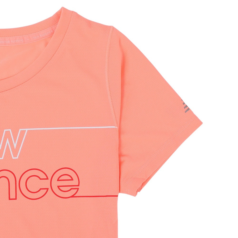 ニューバランス（new balance）（レディース）Tシャツ レディース 半袖 NBRC グラフィックショートスリーブ AWT91137WM オンライン価格