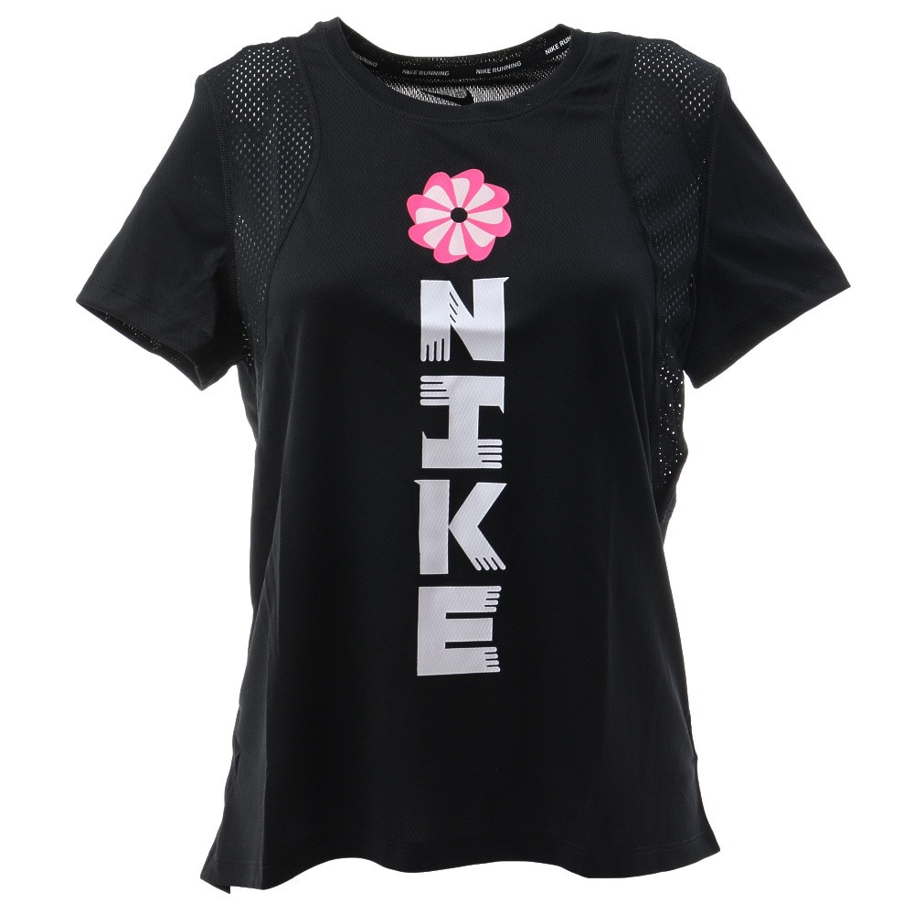 ナイキ（NIKE）（レディース）ランニング ランニングウェア レディース アイコンクラッシュ半袖シャツ CU3051-010