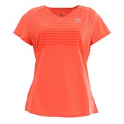 オドロ（ODLO）（レディース）ランニング ランニングウェア レディース CERAMICOOL BASE LAYER PRINT 半袖 Tシャツ 312741-30649