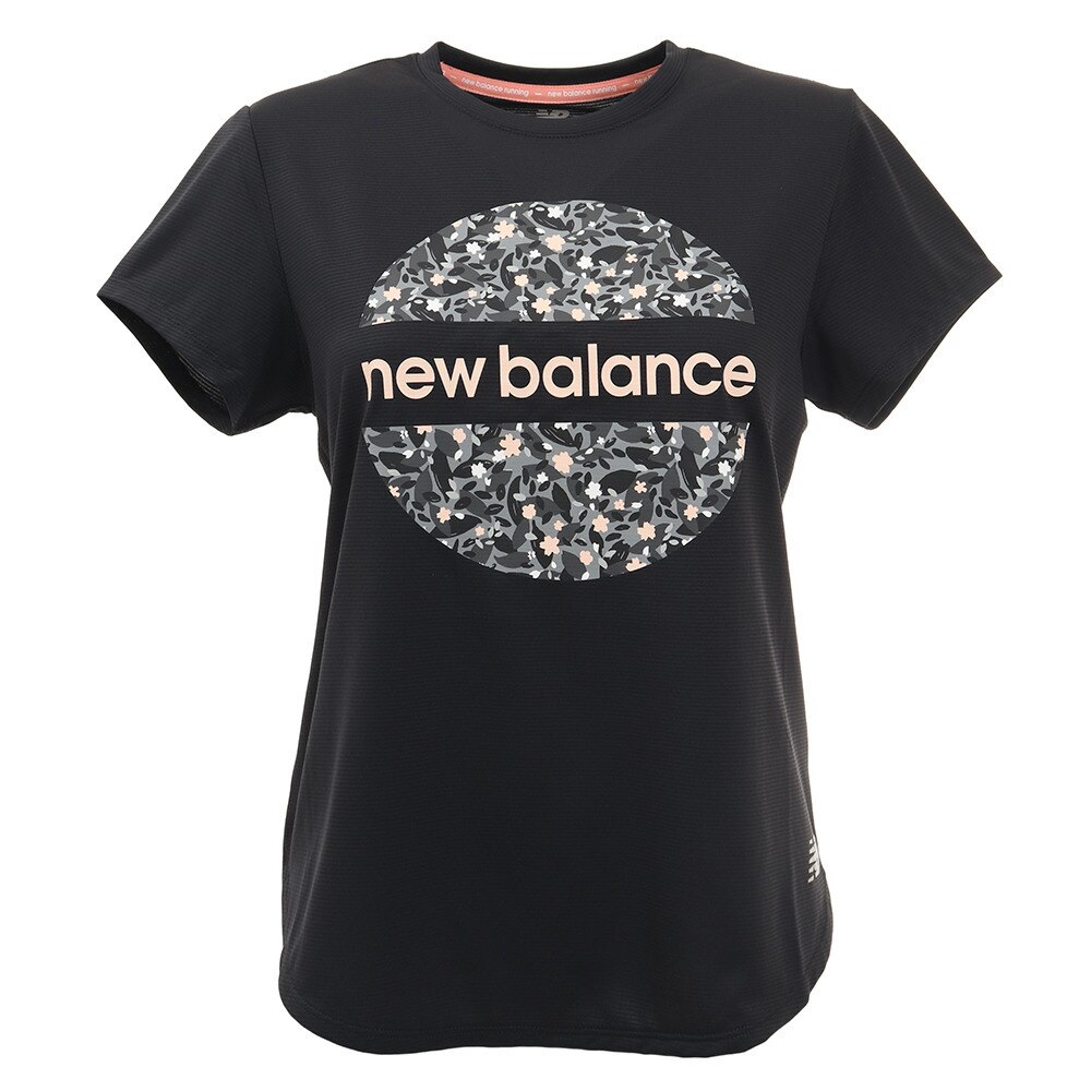  SAKURA ラウンドグラフィック半袖Tシャツ AWT1106YBK 母の日