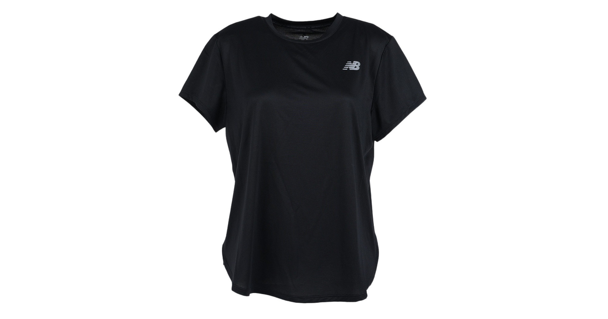 ニューバランス｜ランニング ランニングウェア レディース ベーシック ショートスリーブ 半袖 Tシャツ AWT11220BK -  アウトドア・キャンプ用品はエルブレス