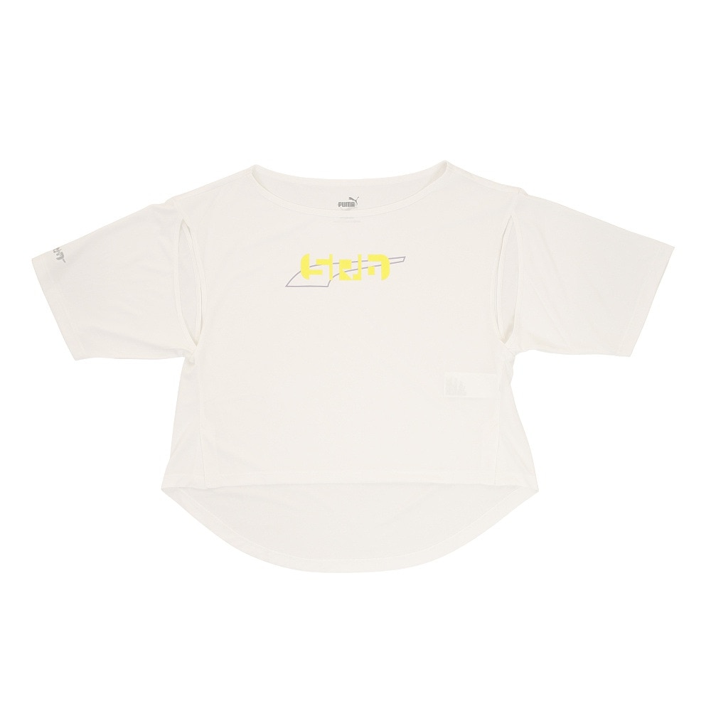 スクランブル scRUNble ランニング 2WAY Tシャツ 521128 02 WHT