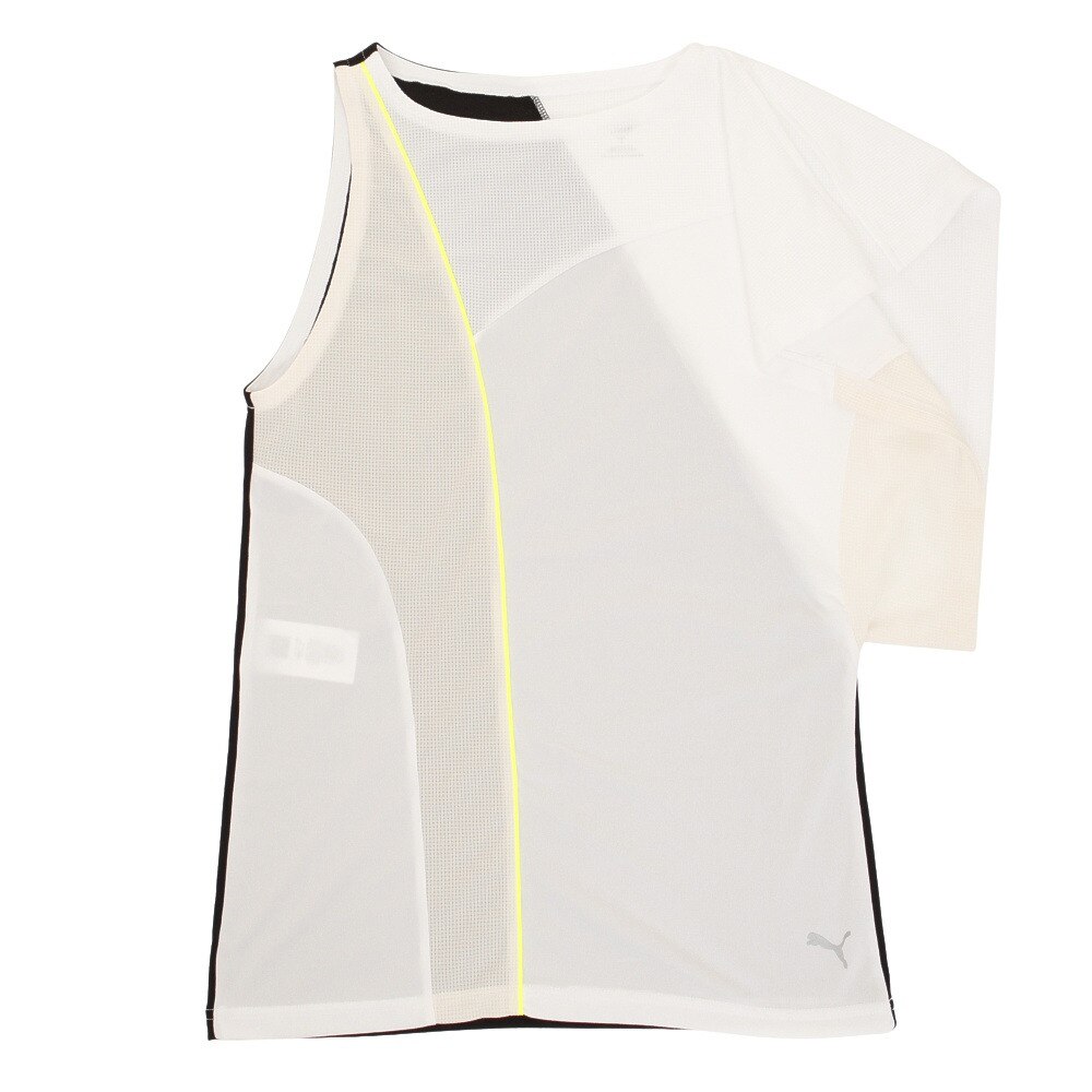 スクランブル scRUNble ランニング 2ネック Tシャツ 521136 02 WHT