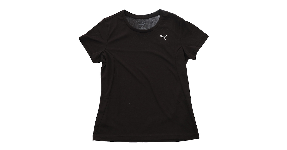 プーマ｜ランニング ランニングウェア レディース Tシャツ 521446 01 BLK - スポーツ用品はスーパースポーツゼビオ