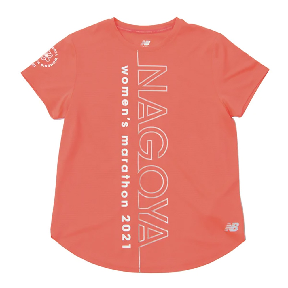 ニューバランス（new balance）（レディース）半袖 Tシャツ レディース 吸湿速乾 名古屋ウィメンズマラソン AWT1121YVCO