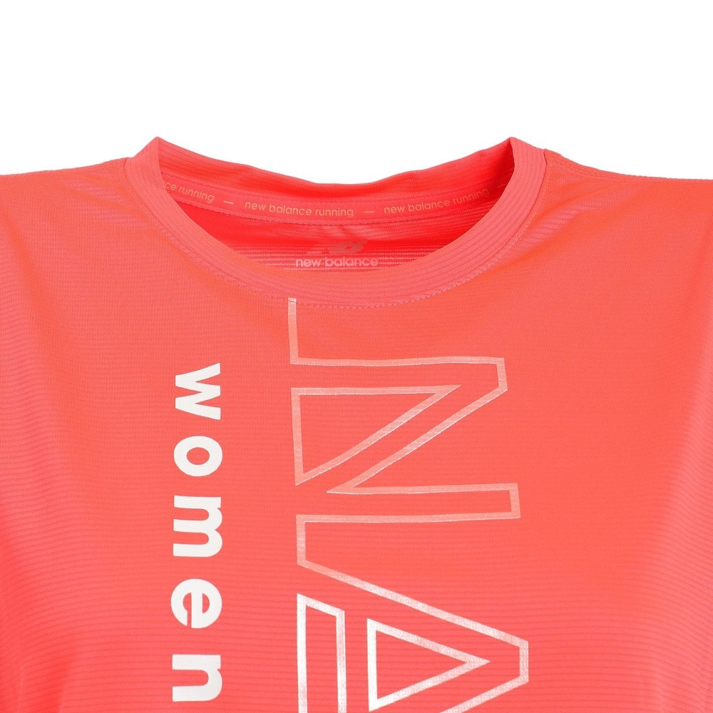 ニューバランス（new balance）（レディース）半袖 Tシャツ レディース 吸湿速乾 名古屋ウィメンズマラソン AWT1121YVCO