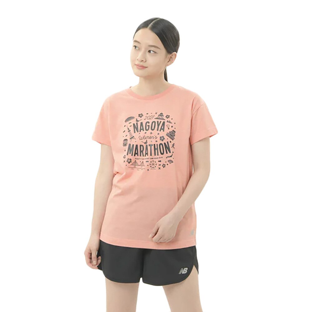 new balance　レディース　半袖Tシャツ