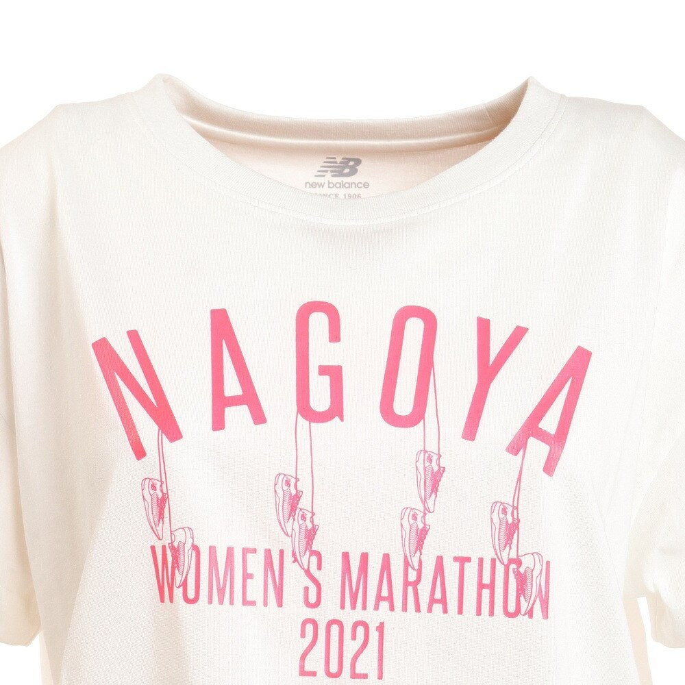 ニューバランス（new balance）（レディース）半袖 Tシャツ レディース 名古屋ウィメンズマラソン AWT1125YWT