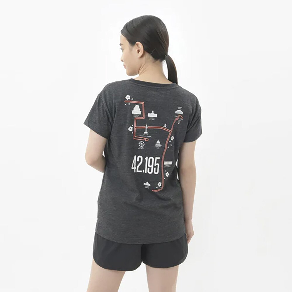 ニューバランス（new balance）（レディース）半袖 Tシャツ レディース 吸湿速乾 名古屋ウィメンズマラソン AWT1126YBKH★★★