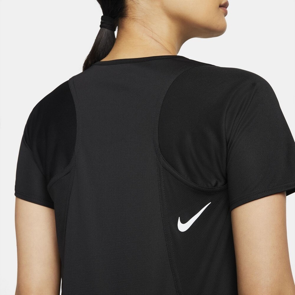 ナイキ（NIKE）（レディース）ドライ 速乾 ドライフィット レース 半袖トップ DD5928-010 ナイトラン
