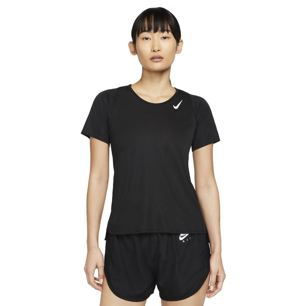 ナイキ（NIKE）（レディース）ドライ 速乾 ドライフィット レース 半袖トップ DD5928-010 ナイトラン