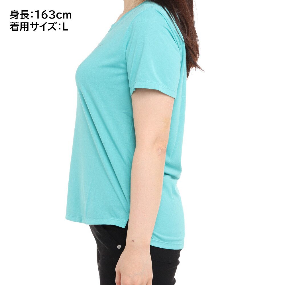 ナイキ（NIKE）（レディース）ドライ 速乾 Dri-FIT スウッシュ ラン 半袖 トップ DD6479-392